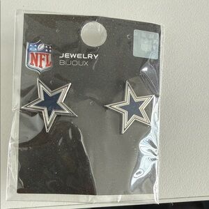 Brand New Dallas Cowboys Star Earrings